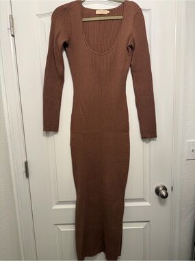 white christmas dresses Kayleigh Knit Mini Dress